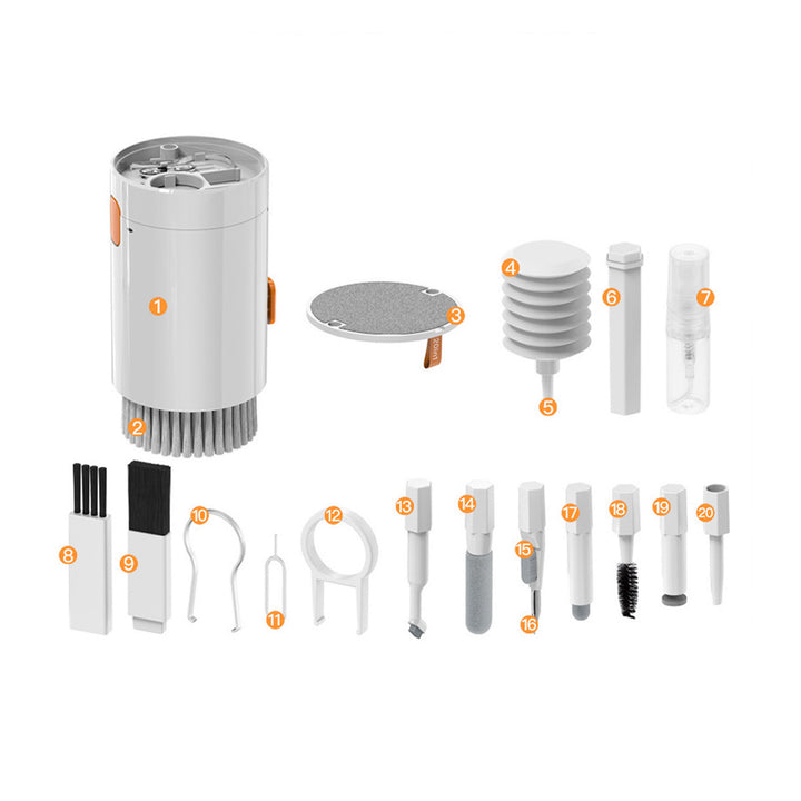 Multifunctional cleaning kit 20 Cleaning tools in one kit