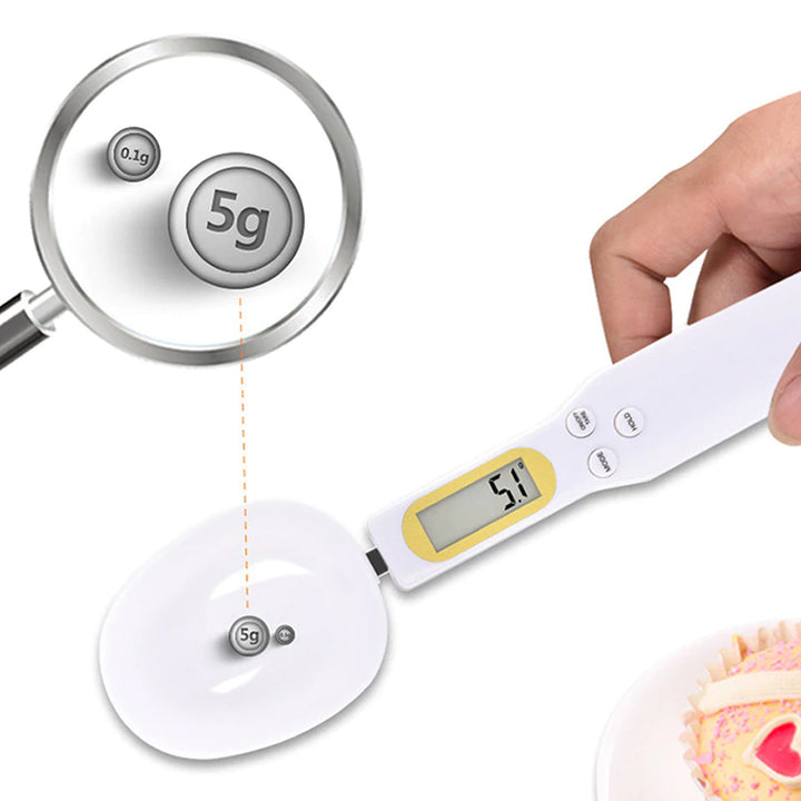 Digital Scale Spoon LCD Display Kitchen Spoon Scale 500g/0.1g Electronic Measuring Spoon