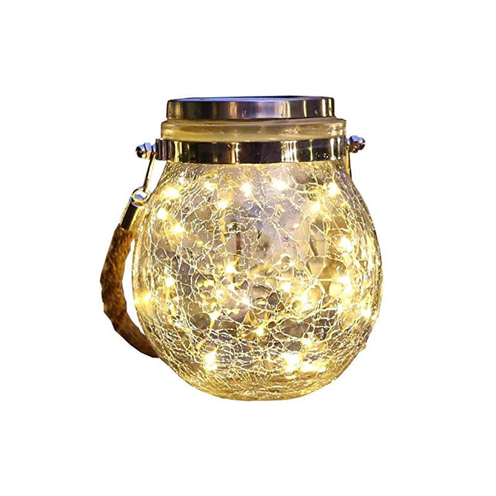 LED Solar Mason Jar Fairy String Lights