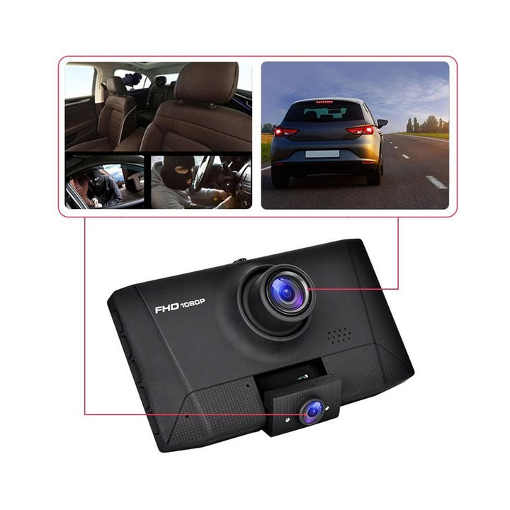 Hoco DI17 Triple-Camera Driving Recorder (Dash Cam)