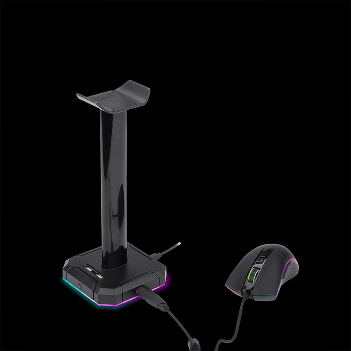 Redragon HA300 Scepter Pro Headset Stand RGB Backlit Gaming Headphone Stand