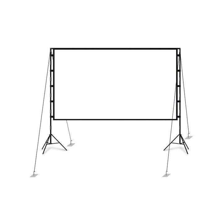 Portable Projector Screen with Stand Lightweight Foldable and Washable with a Bag (100 - 120 inches)  