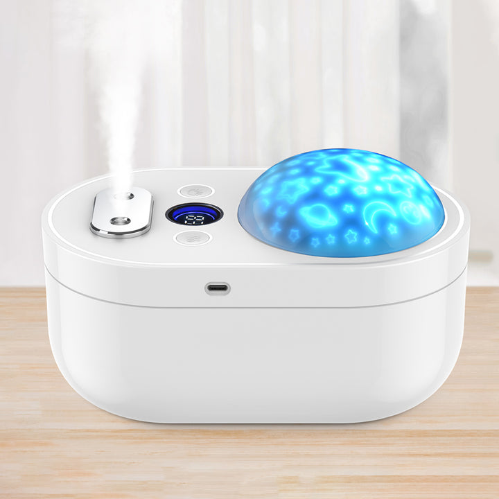 3-in-1 Multi-Purpose Humidifier with Night Light and 360-Degree Digital Display