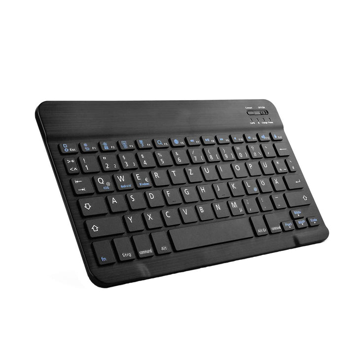 Wireless Bluetooth Keyboard Ultra-Thin Sleek Design for PC and Mobile Devices