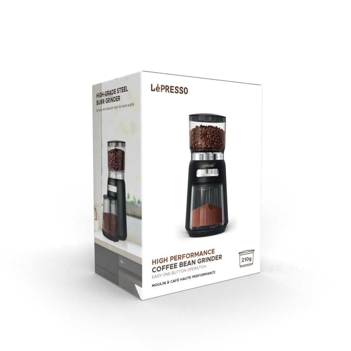 LePresso High Performance Coffee Bean Grinder 210g 150W