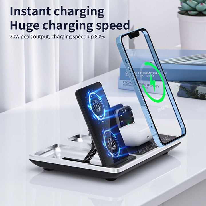 R11 Wireless Charging Station 4 in 1 wireless charger and holder