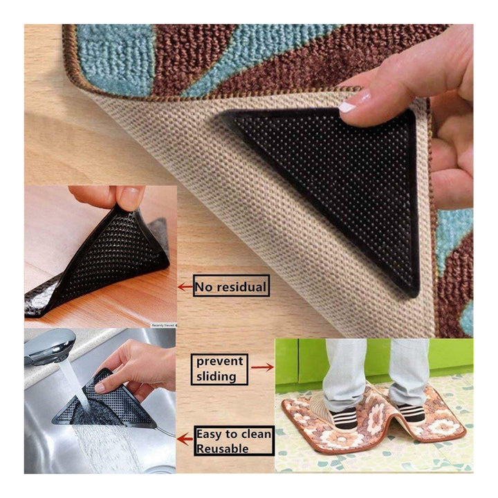 Amazing Reusable Rug Grippers Keeps Rugs & Mats in place