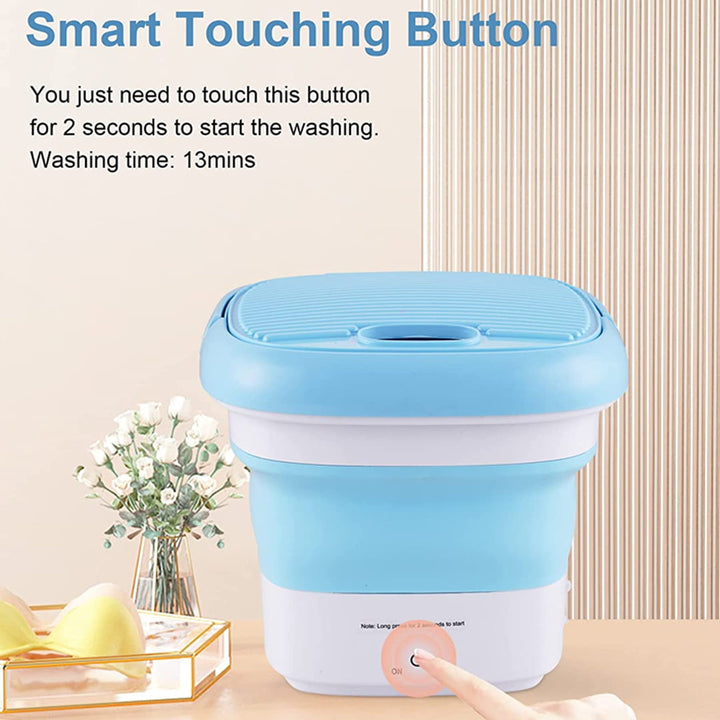 Mini Foldable Automatic Washing Machine for Travel and Trips