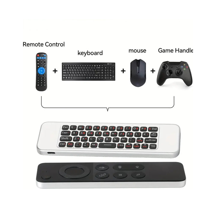 4 in 1 W3 wireless Air mouse remote with keyboard With motion sensor