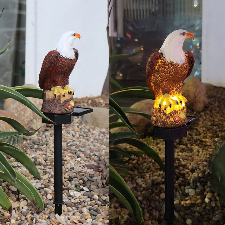 Eagle Led Solar Light Eagle Lawn Outdoor Lamp