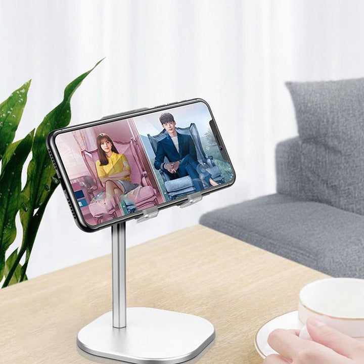 Mobile phone stents standard version Universal Desk Mobile Phone/Tablet Desktop Holder Stand (White)