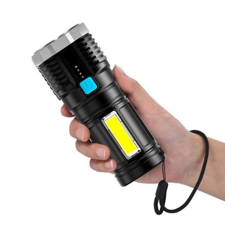 Super Bright Glare Flashlight Strong Light USB Long-range Light Flashlight Portable Torch