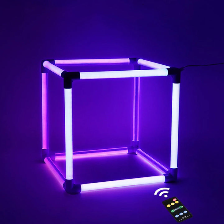 LED RGB Music Cubic Light with Remote Control