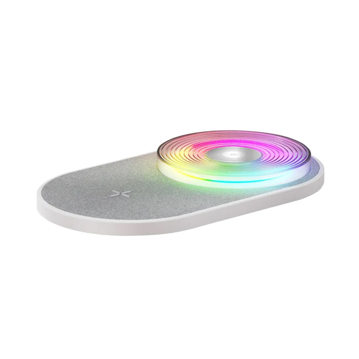 K29T 15W Cell Phone Wireless Charger with 7 Colors Night Light with Fast Charging