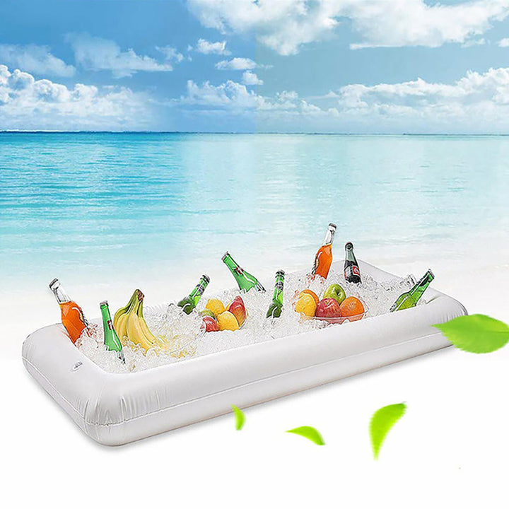 Swimming Pool Float drinks Table Drinking Cooler Table Bar Tray Beach Inflatable Air Mattress