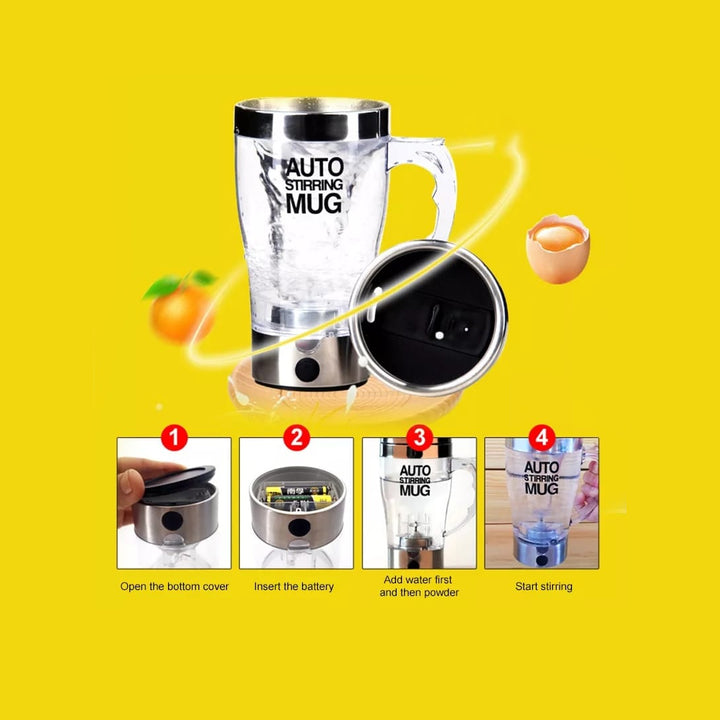 Automatic Self Stirring Coffee Mug Cup Electric Self Mixing Mixer Cup 350ml