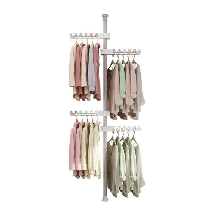 1.1 - 3.1m Adjustable Clothes Hanger Laundry Rack and Organizer for clothes storage