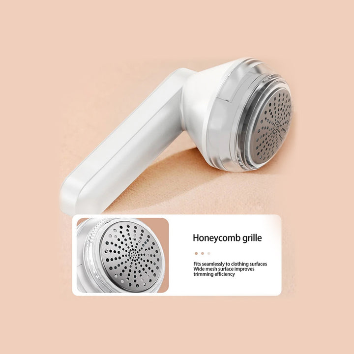 Safe and effective rechargeable fabric lint remover with USB fast charging port