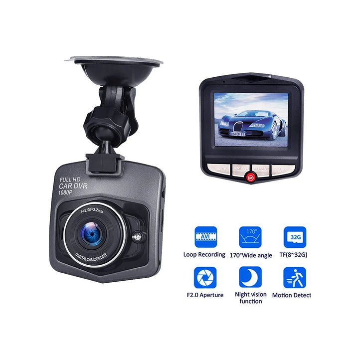 1080P Car Dash Camera with Super Night Vision Built-in G-Sensor