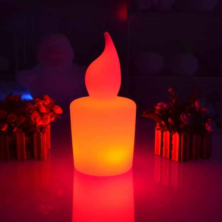 LED Candle Light with remote control multi color 16 colors RGB waterproof