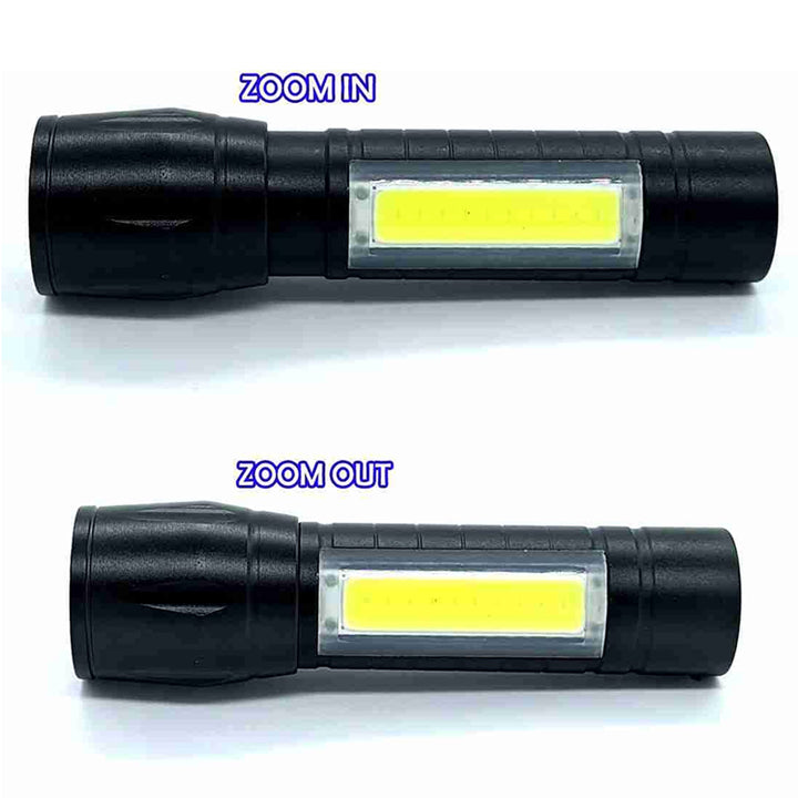 MINI LED FLASHLIGHT RECHARGEABLE WATERPROOF USB CHARGE