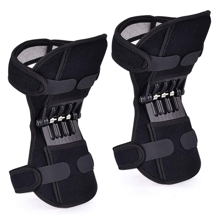 Knee Support Brace Pads Booster Joint Lift Squat Sport Power Spring Force