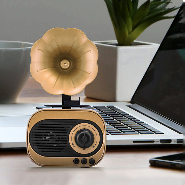 B5 Classic Retro Vintage Gramophone Style Wireless Bluetooth Speaker