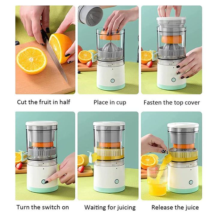 Hands-free Rechargeable Portable 45W Electric Citrus Juicer