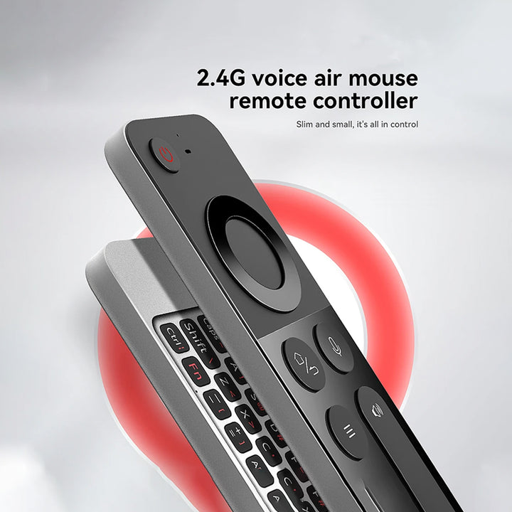 4 in 1 W3 wireless Air mouse remote with keyboard With motion sensor