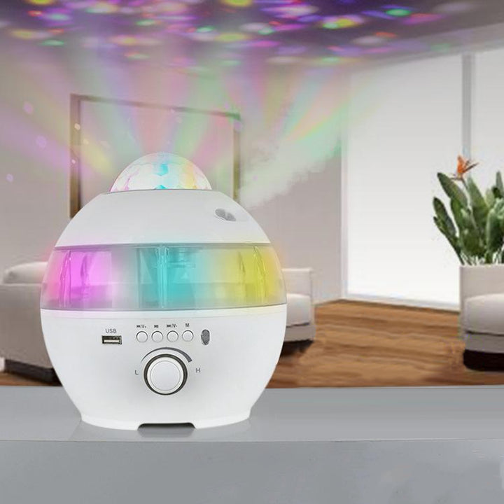 Humidifier USB Powered with Bluetooth Speaker LED Night Lamp 