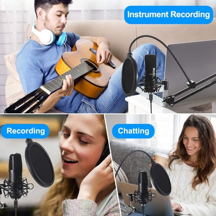 USB Streaming Podcast Microphone Kit