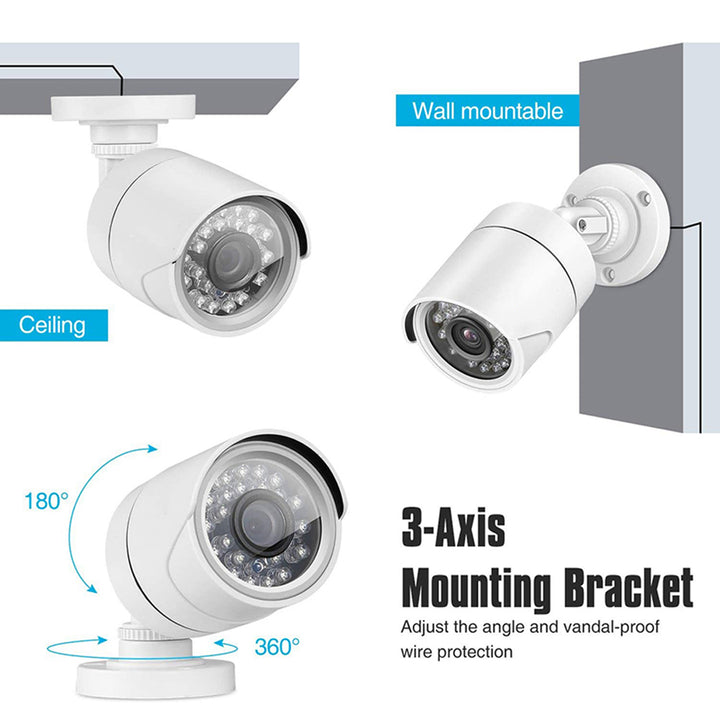 AHD 8-channel Home Recording CCTV Security System (Not Including Installation)