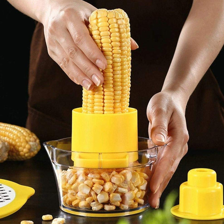 2 In 1 Multi Function Corn Stripper, Peeler, Slicer And Corn Spiralizer