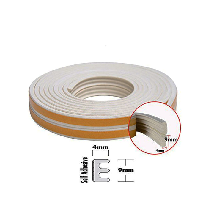 6M Foam Seal Strip Self Adhesive for Doors and for Windows Soundproofing Collision Avoidance Rubber Seal Tape 