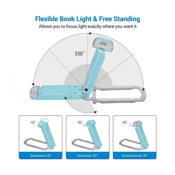 LED Light Bulb Lightweight USB Rechargeable Flexible Clip Mount Multipurpose Lightweight