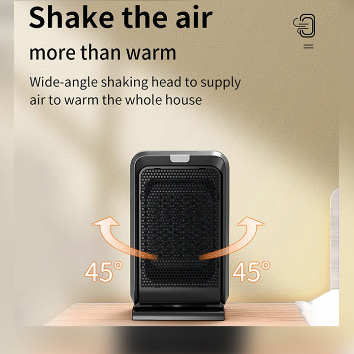 Portable Mini Fast Heating Silent Electric Air Heater with Remote Control