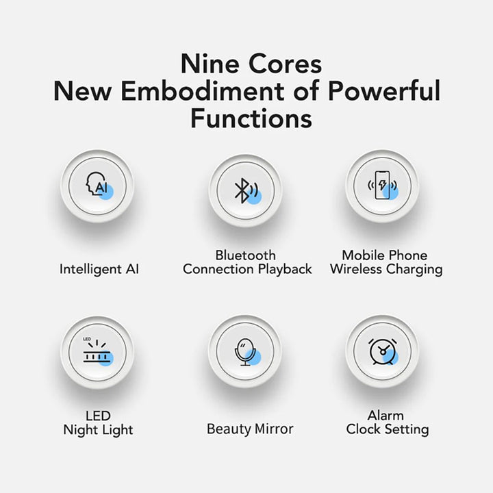 Magic mirror mobile phone wireless charging Bluetooth speaker beauty makeup mirror