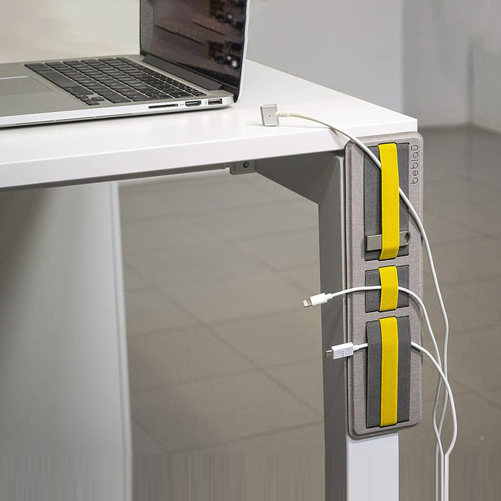 Versatile Adhesive Portable Tech Organizer for Laptops, Cables, Backpacks