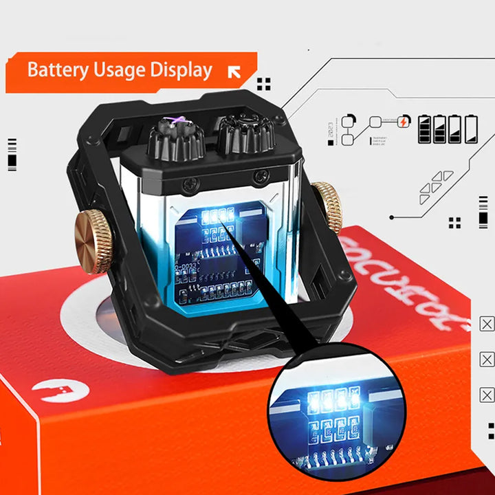 Unique Design LED Metal USB Electronic Transparent Lighter with Rechargeable Lithium Battery