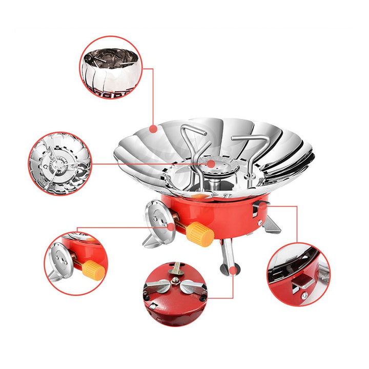 Windproof Portable Butane Gas Camping Stove