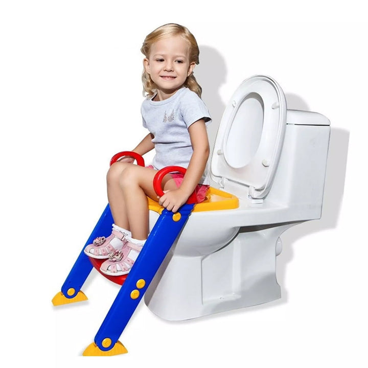 Potty Toilet Seat with Step Stool Ladder, (3 in 1) Trainer for Kids