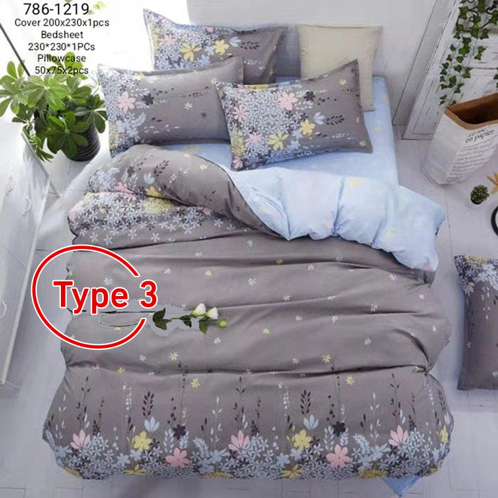 Bedding Set with 4 * 1 Comforter Modern and Elegant Design