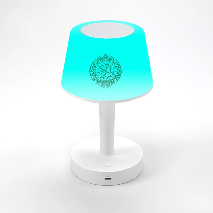 Desk Lamp Qur'an Speaker/Azan Clock/Bluetooth, 7 Colors LED Touch Table Lamp