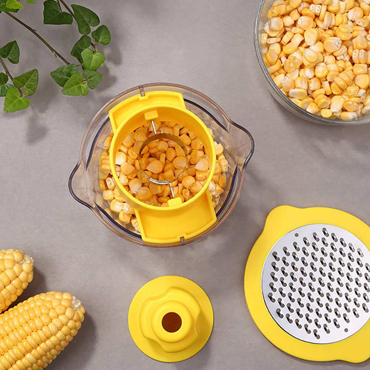 2 In 1 Multi Function Corn Stripper, Peeler, Slicer And Corn Spiralizer