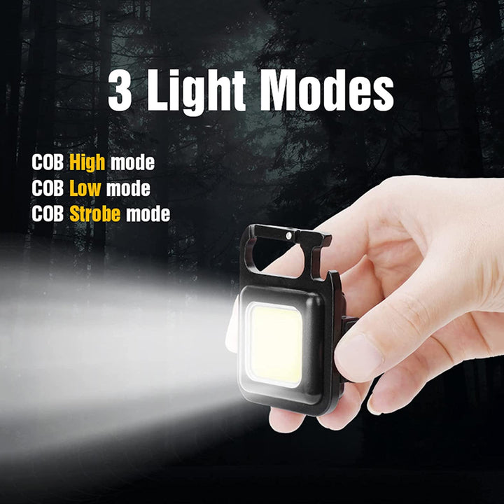 Rechargeable Small Flashlight, 800 Lumens Portable LED Light 3 Light Modes