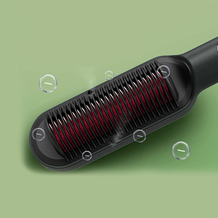 Sokany hair straightening brush heats up in less than 30 seconds