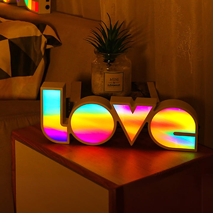 Creative Decorative Lights LOVE LED Light Lantern Shape Light