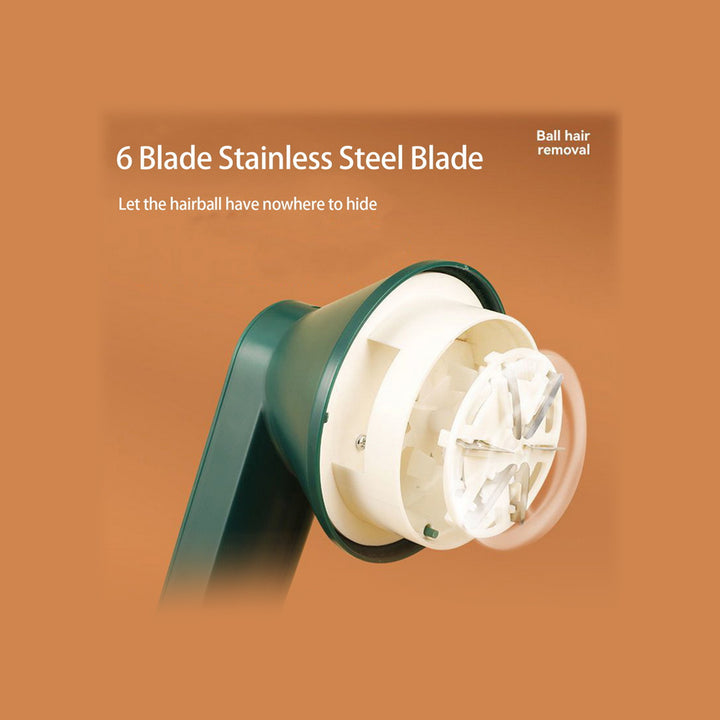 Safe and effective rechargeable fabric lint remover with USB fast charging port