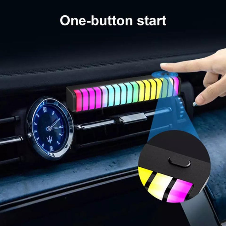 Car Diffuser With RGB LED Musical Lighting Matching Acoustic Rhythm with 10 Light Modes