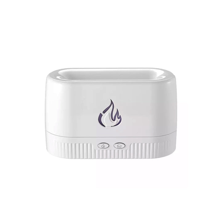 Ultrasonic Flame Humidifier and Air Freshener with Auto Shut Off